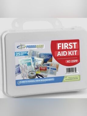 145-Piece 25-Person OSHA Poly First Aid Kit

Nwb